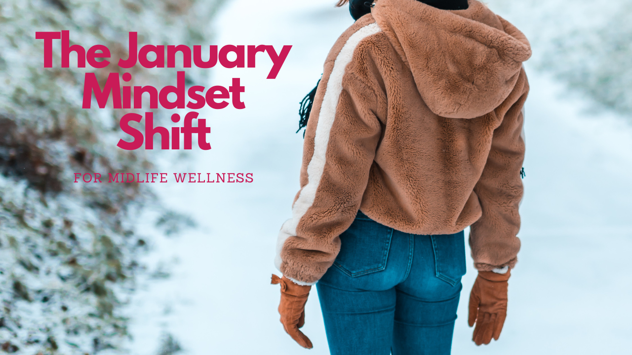 Woman out in the snow