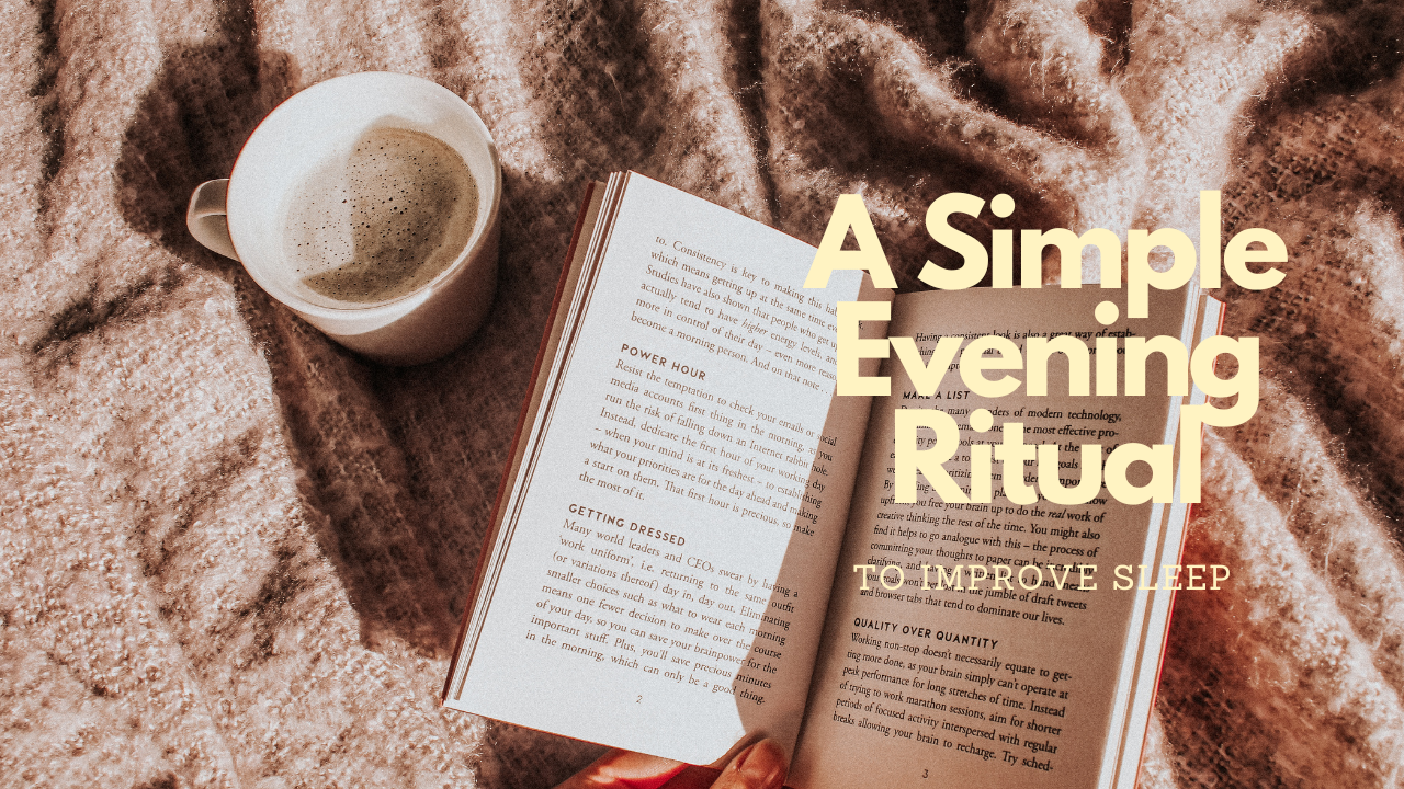 a book and cup of tea