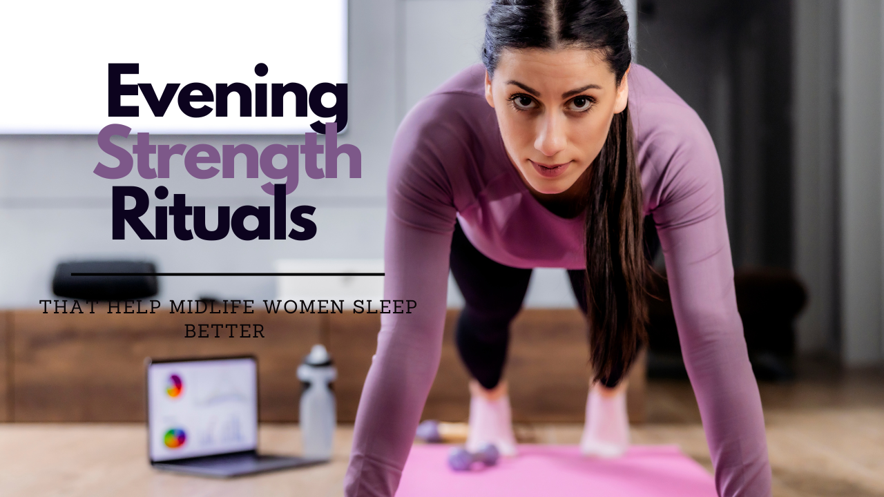 Woman strength training 