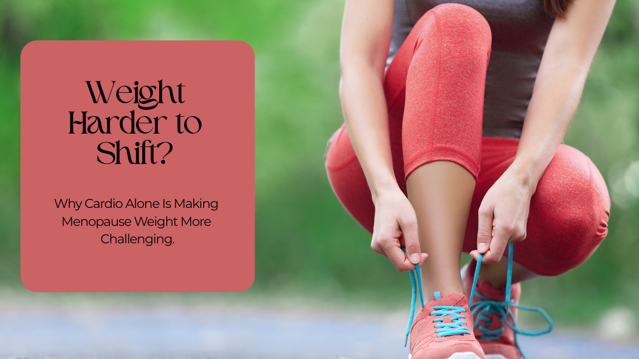 Woman tieing up her trainer lace