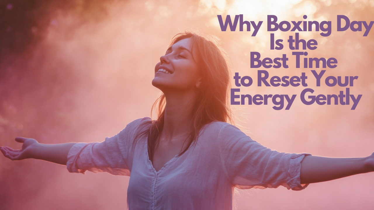 Woman standing with open arms