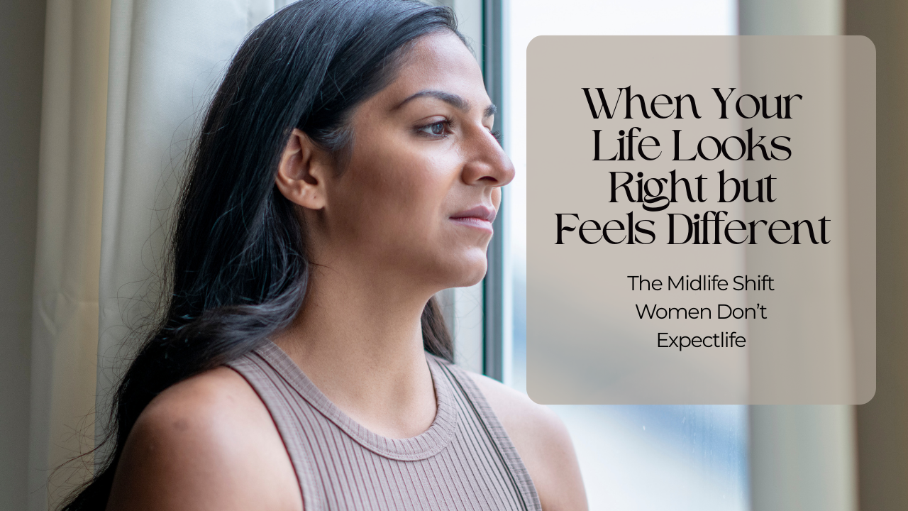 woman being reflective