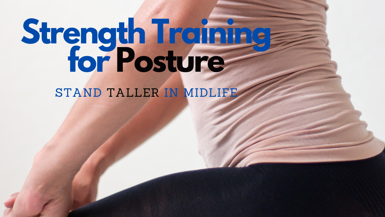 Woman sitting with straight back