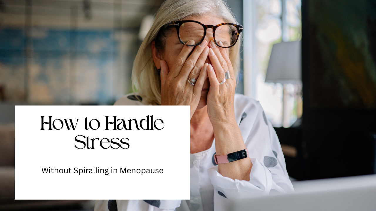 Woman stressed at table