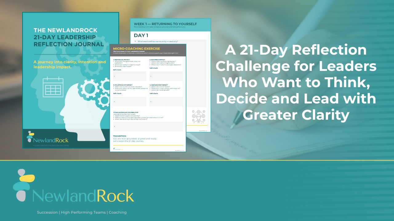 NewlandRock - 21 Day Reflection Challenge Journal