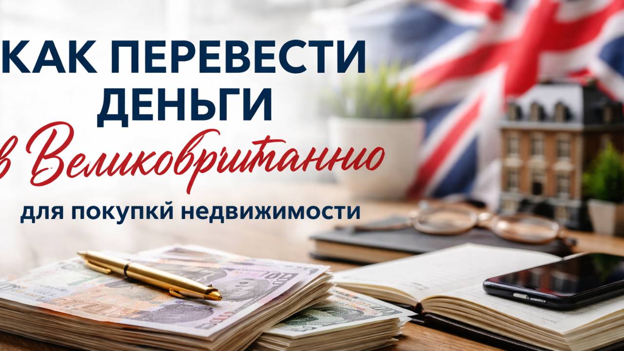 Как перевести деньги в Англию для покупки недвижимости