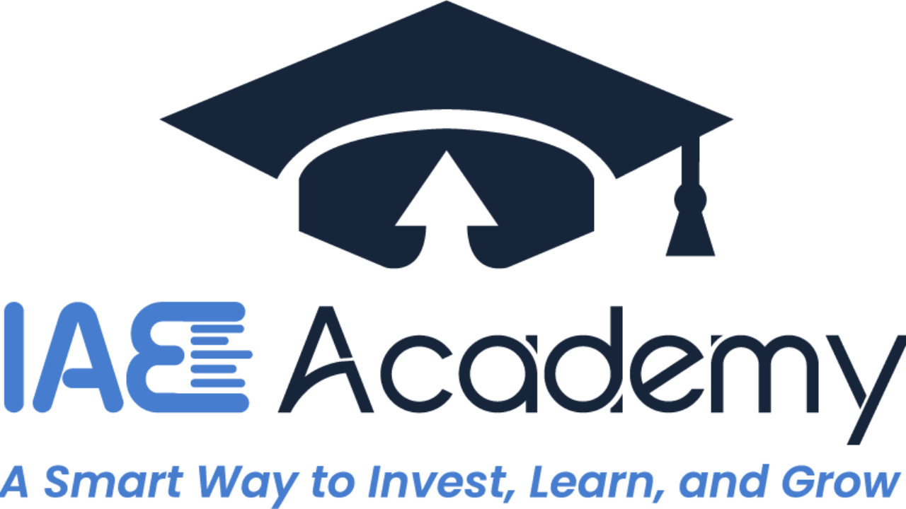 Financial education platform showing investment strategies and AI-powered learning tools