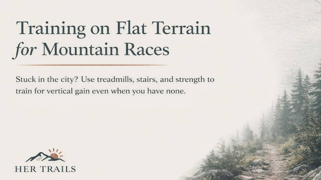 Training on Flat Terrain for Mountain Races