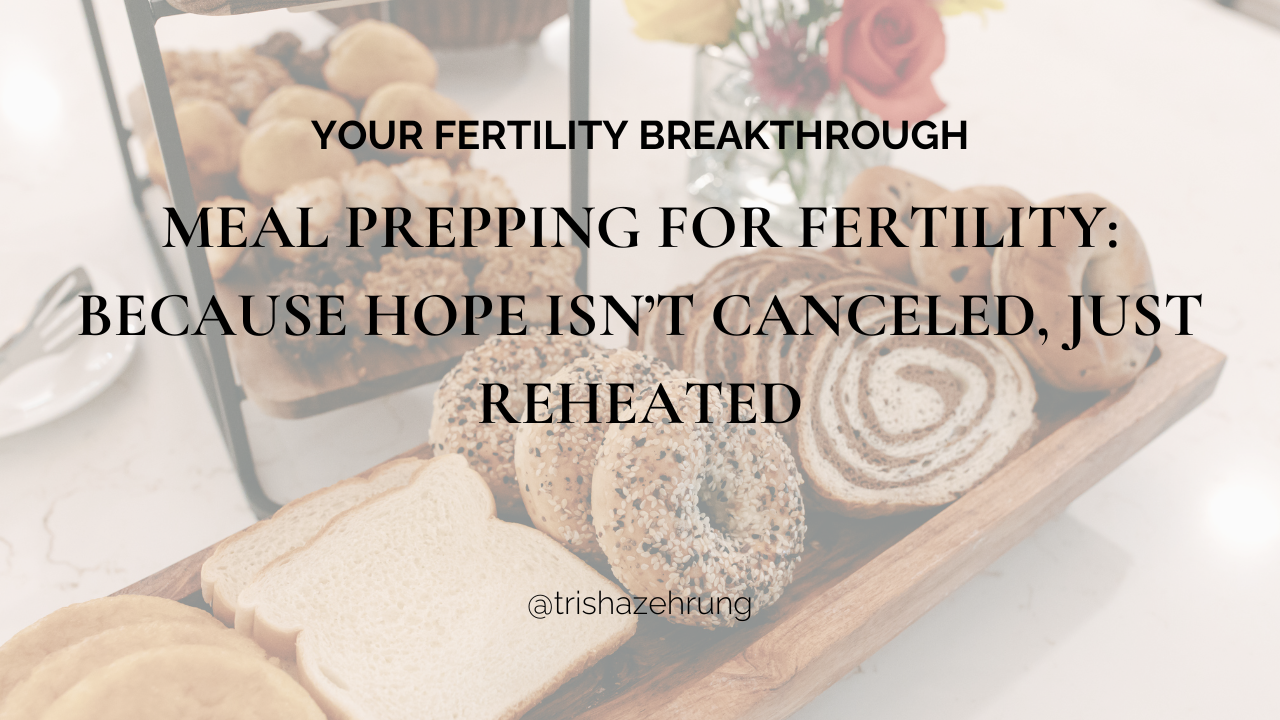 Meal Prepping for Fertility: Because Hope Isn’t Canceled, Just Reheated