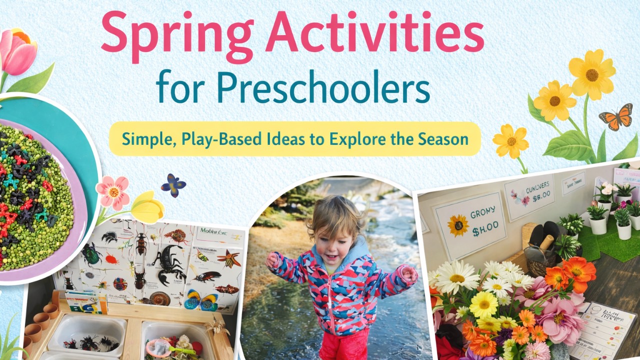 bug sensory play preschool insect exploration table