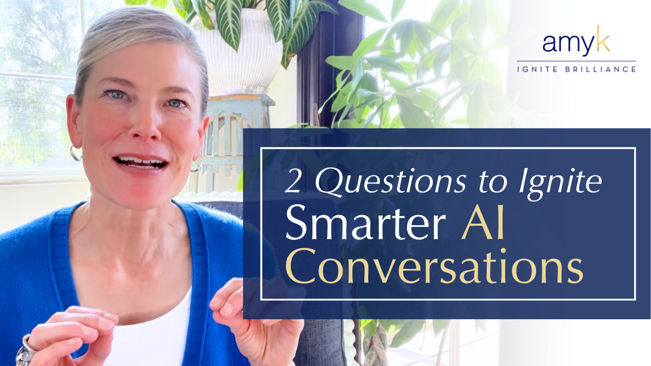 AmyK Hutchens wearing a blue cardigan and speaking