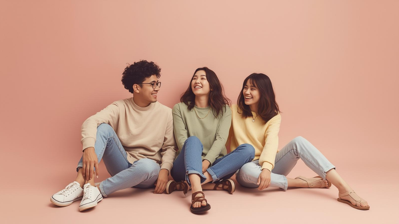 Friends and couples in therapy session in Singapore exploring authentic connection and emotional growth with counsellors at SACRED Institute