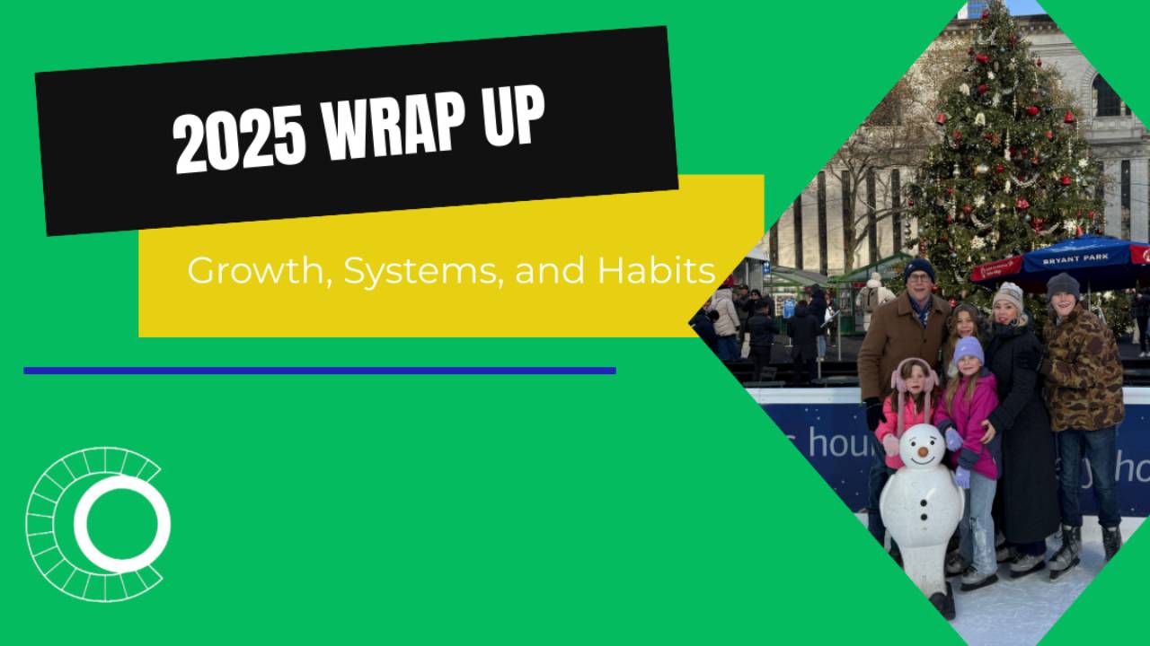 Concierge Orthopedics founder Kelli Chandler with her husband and children bundled up in New York City during a winter family trip, reflecting balance between business growth and family life.