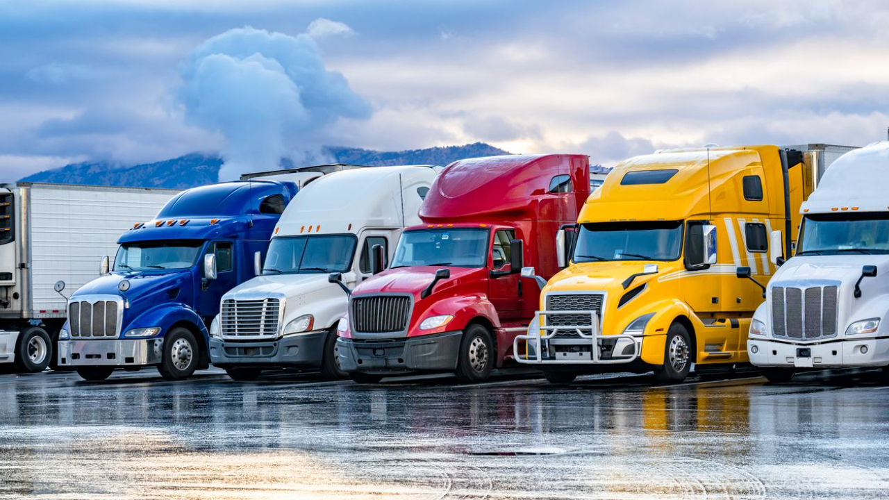 CDL drivers on the road representing the trucking industry