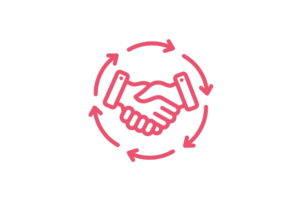 握手のイラスト