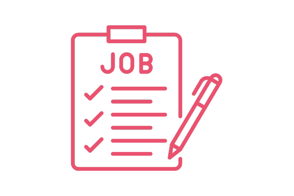 JOBと書かれたボードのイラスト