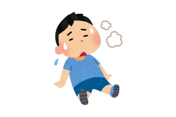 夏バテのイラスト