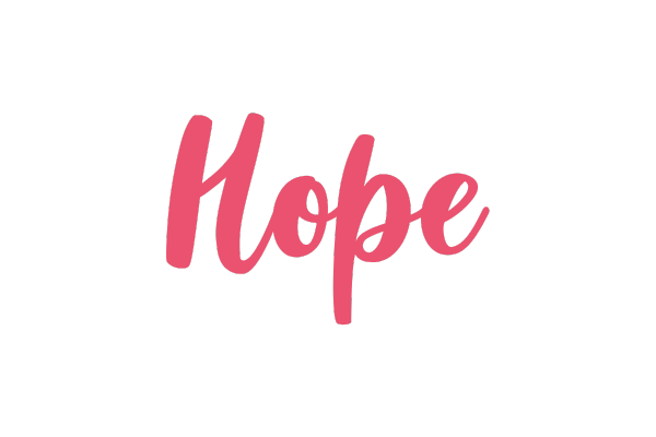 Hopeと書かれたイラスト