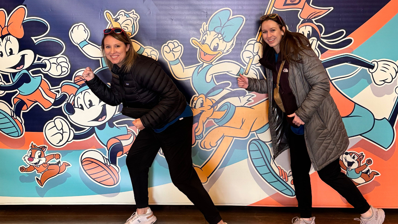running through disney