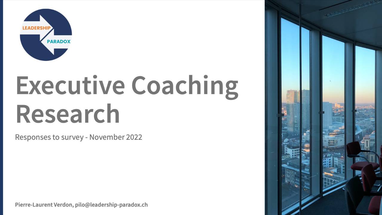 Executive Coaching Research