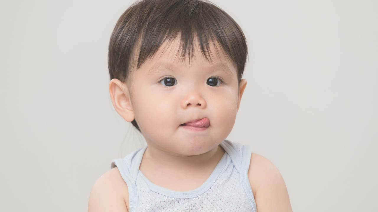 An Asian baby