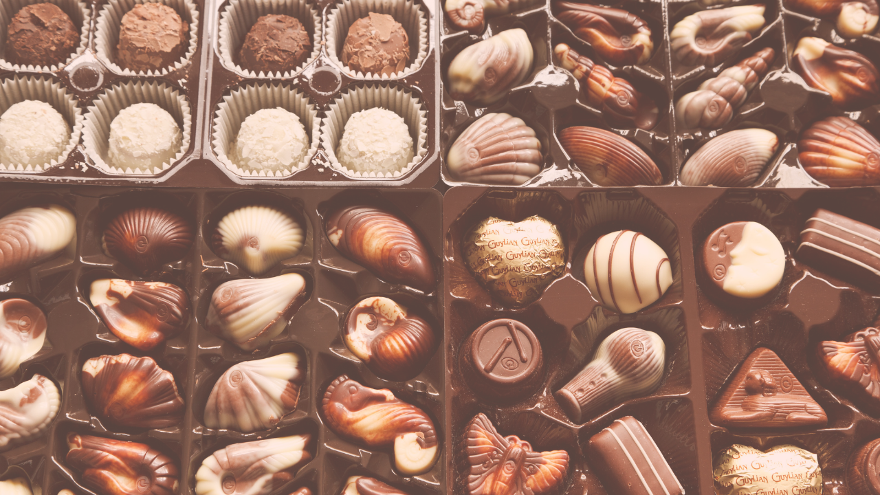 a box of chocolates