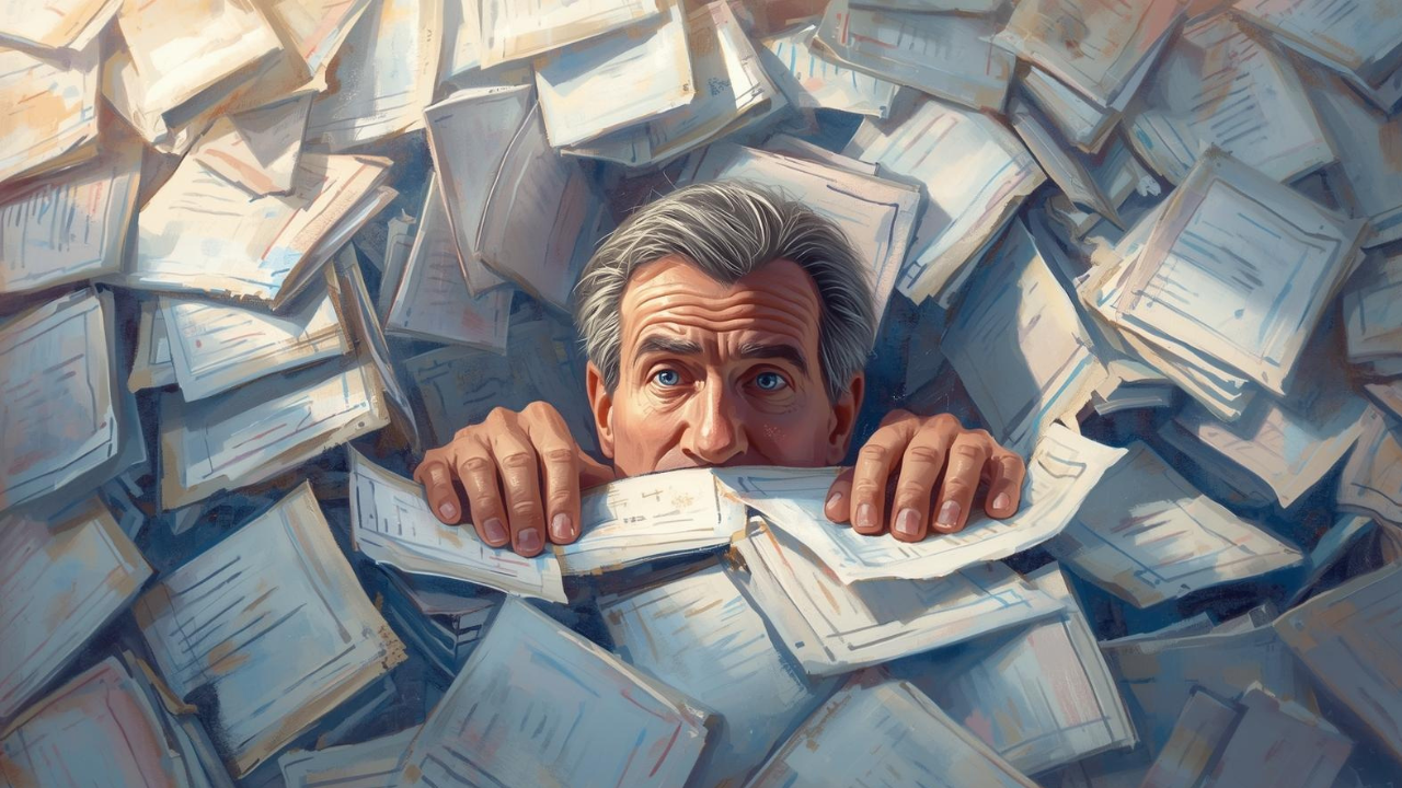 ADHD entrepreneur overwhelmed by tasks and to-do lists