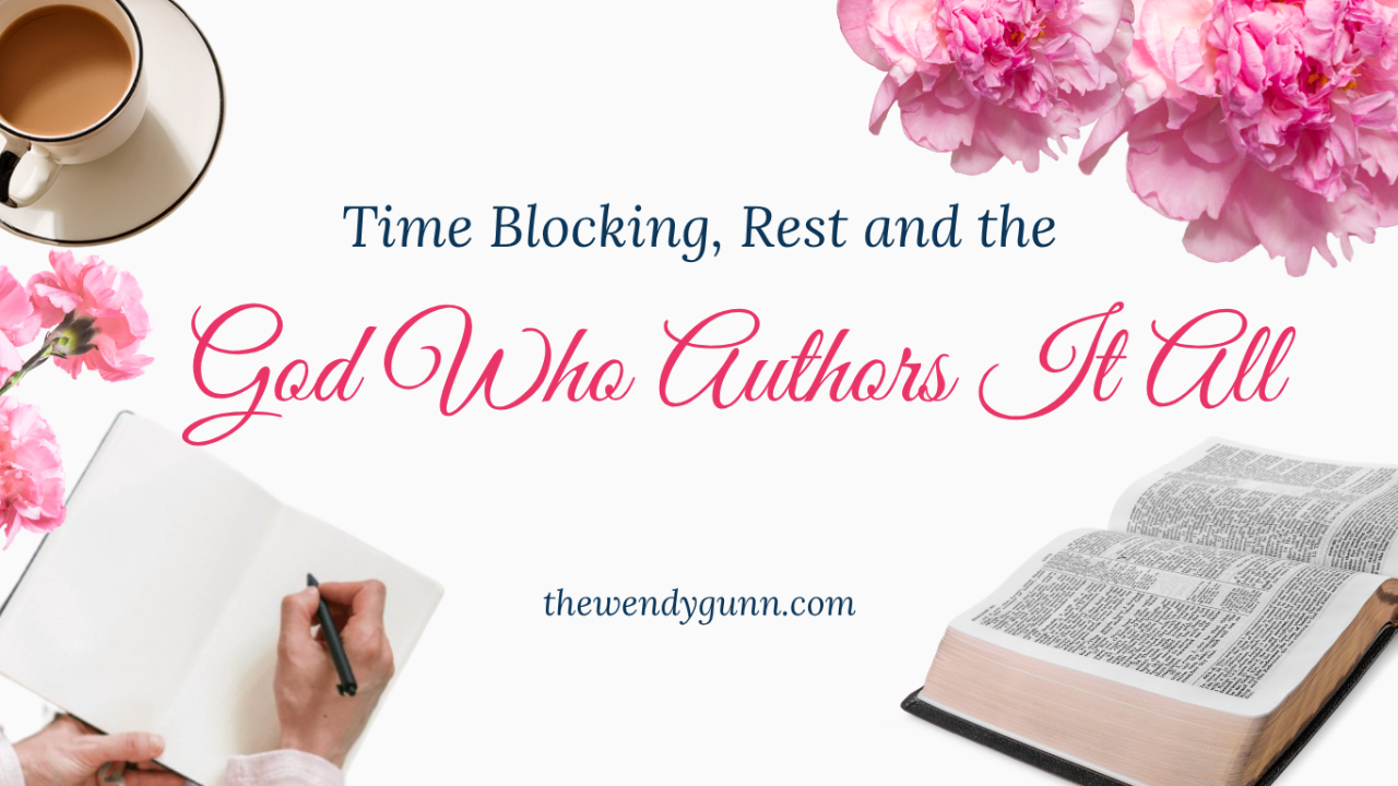 Christian woman reviewing her planner with Bible open beside her, symbolizing faith-driven time management and resting in God’s timing.