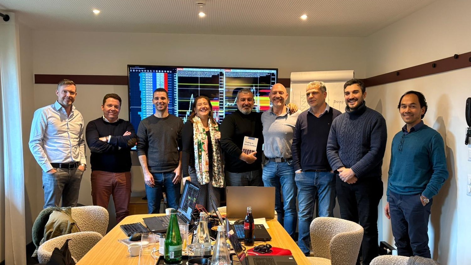 Participants du Bootcamp de Trading à Genève avec Trading Institut et AK Trading 