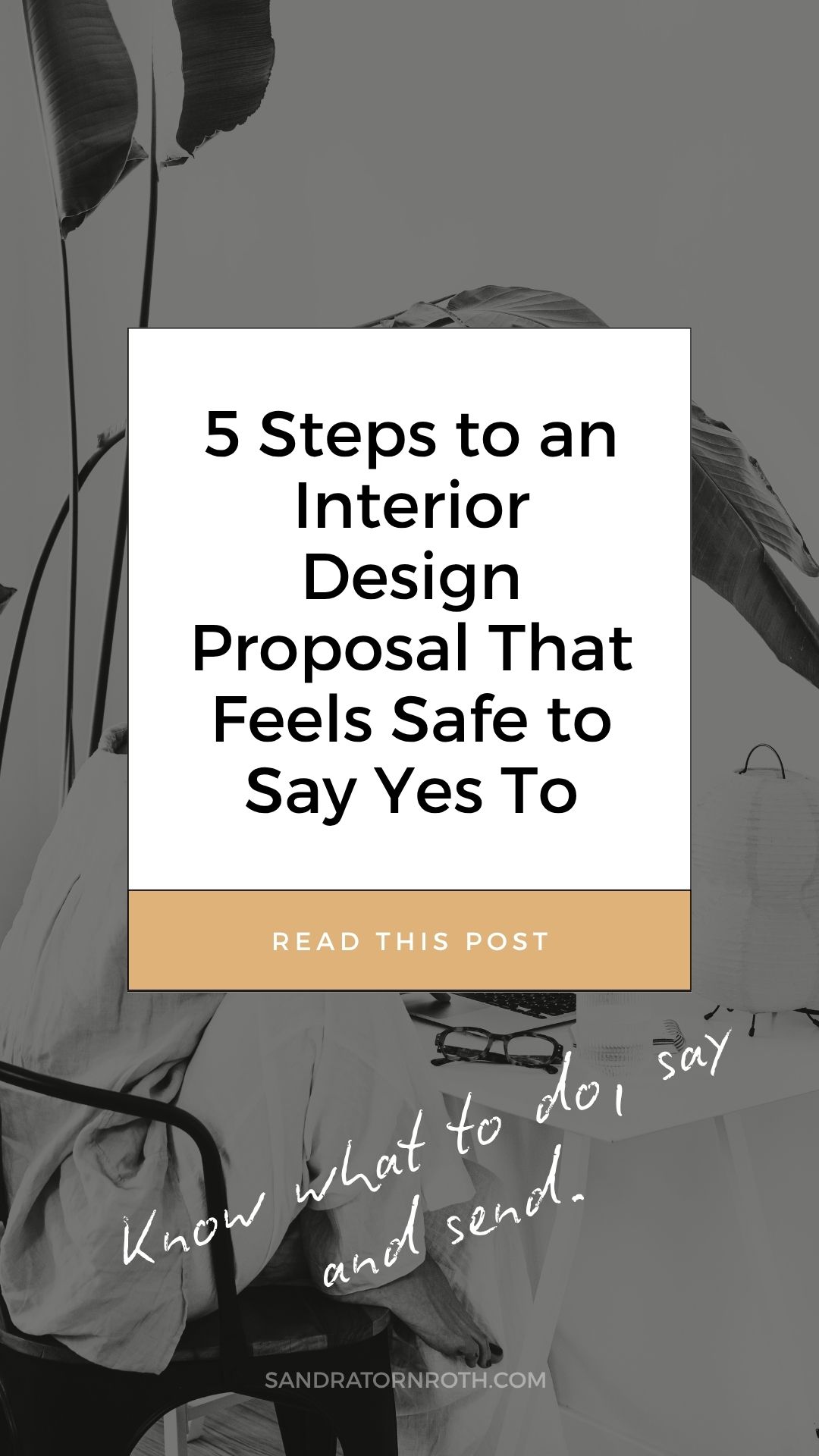 Lead conversion strategy for solo interior designers, decorators, and stylists: five steps to an interior design proposal that feels safe to say yes to. Start with her own words, put your price on the page, write the scope down, show her what happens after the yes, and only send a proposal you mean. Read the full post.