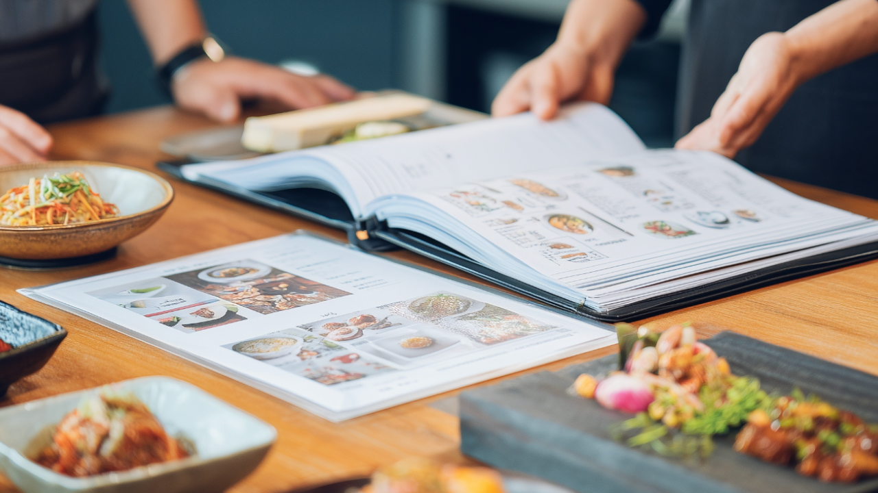 Restaurantteam arbeitet strukturiert in offener Küche als Symbolbild für Strategie, klare Prozesse und professionelles Gastronomie-Management.