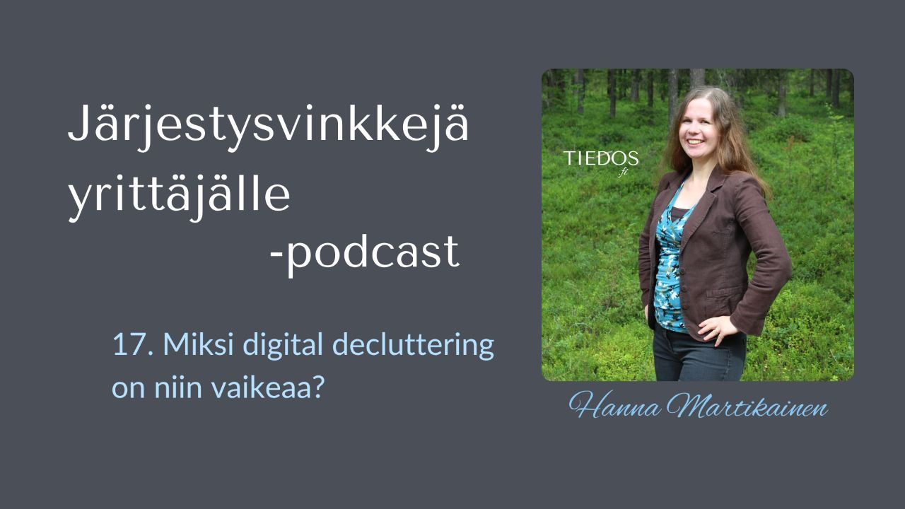 Miksi digital decluttering on niin vaikeaa?