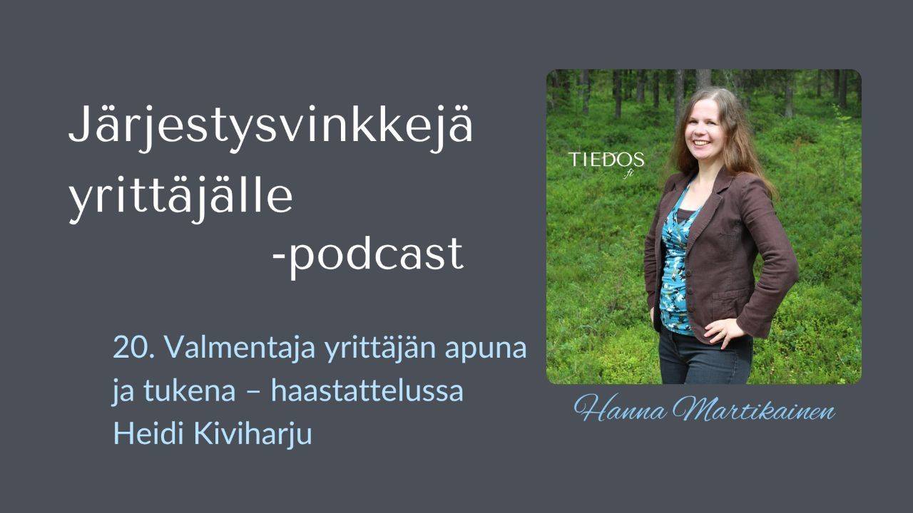 Valmentaja yrittäjän apuna ja tukena