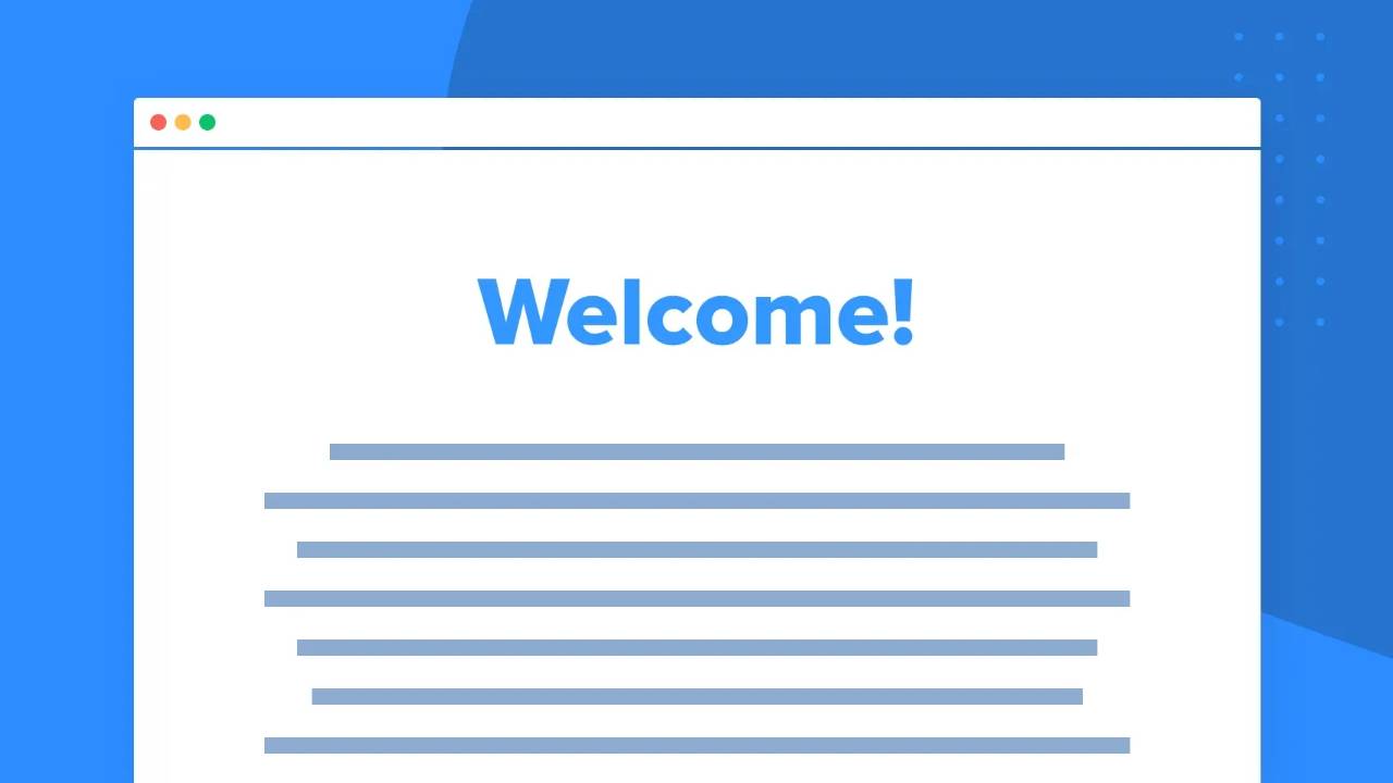 welcome email sequence