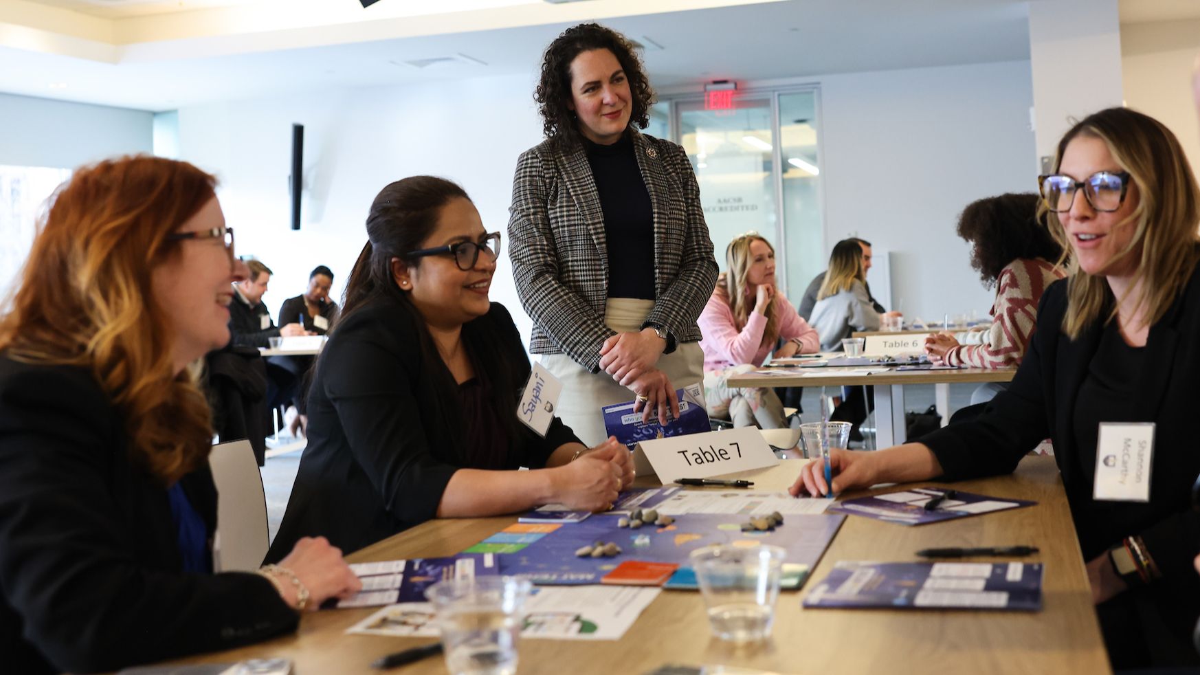 Executive Coach Erica Mattison facilitates a professional development event