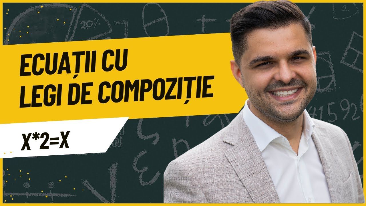 Exercițiu rezolvat - Legi de compoziție, clasa a XII-a, Bacalaureat