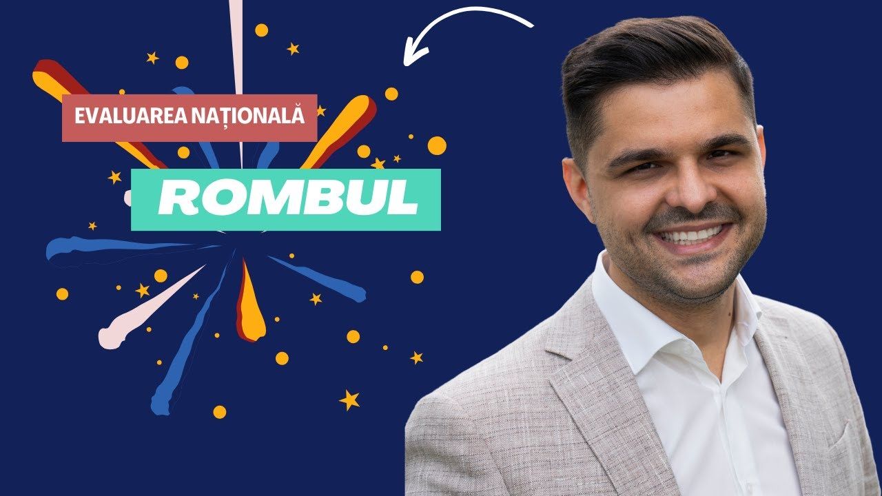 Problemă rezolvată - Romb, clasa a VII-a, Evaluarea Națională