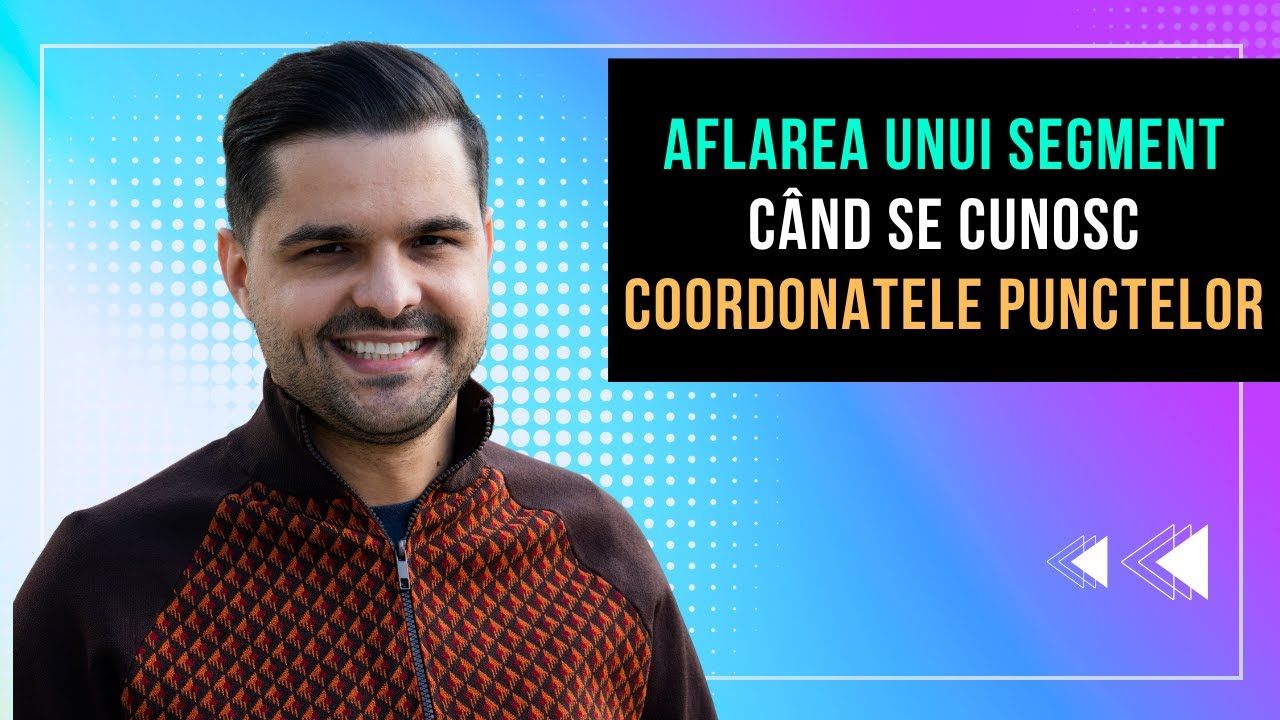 Problemă rezolvată - Aflarea unui segment când se cunosc coordonatele punctelor, clasa a VII-a, Evaluarea Națională