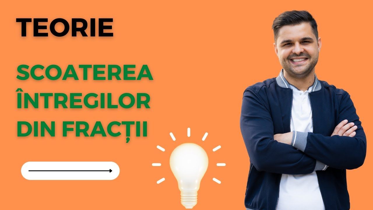 Scoaterea întregilor din fractie. Cum se scot întregii dintr-o fracție? Clasa a V-a