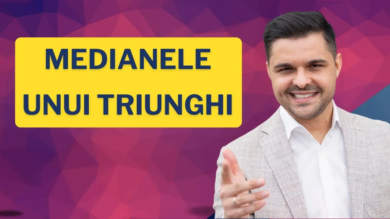 Clasa a VI-a: Medianele unui triunghi. Centrul de greutate al triunghiului