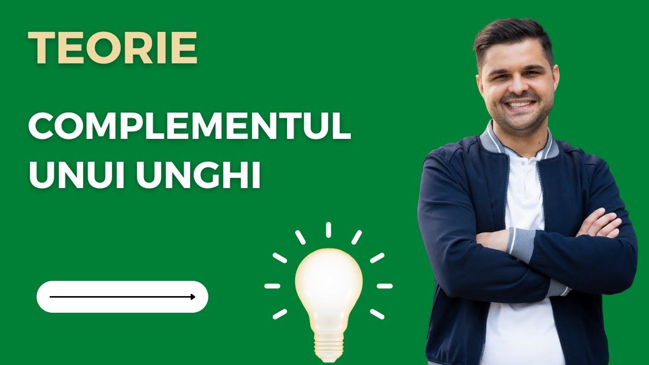 Complementul unui unghi. Cum se calculează complementul unui unghi? Clasa a VI-a