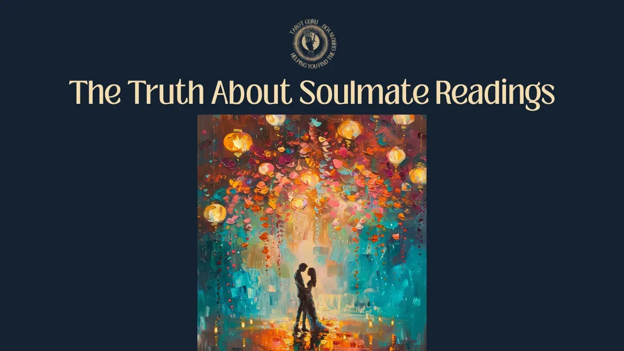 Impressionist painting of a couple embracing under glowing lanterns on a tree-lined path with autumn leaves falling, warm orange and teal color palette with romantic bokeh lighting