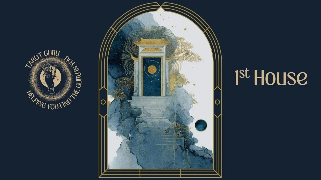 Watercolor tarot card showing the 1st House in astrology representing self and identity in Art Deco navy and gold arch frame  2nd House: Watercolor tarot card depicting the 2nd House in astrology representing resources and values in Art Deco navy and gold arch frame  3rd House: Watercolor tarot card illustrating the 3rd House in astrology representing communication and learning in Art Deco navy and gold arch frame  4th House: Watercolor tarot card showing the 4th House in astrology representing home and roots in Art Deco navy and gold arch frame  5th House: Watercolor tarot card depicting the 5th House in astrology representing creativity and pleasure in Art Deco navy and gold arch frame  6th House: Watercolor tarot card illustrating the 6th House in astrology representing work and wellness in Art Deco navy and gold arch frame  7th House: Watercolor tarot card showing the 7th House in astrology representing partnerships and relationships in Art Deco navy and gold arch frame  8th House: Watercolor tarot card depicting the 8th House in astrology representing transformation and shared resources in Art Deco navy and gold arch frame  9th House: Watercolor tarot card illustrating the 9th House in astrology representing philosophy and expansion in Art Deco navy and gold arch frame  10th House: Watercolor tarot card showing the 10th House in astrology representing career and public life in Art Deco navy and gold arch frame  11th House: Watercolor tarot card depicting the 11th House in astrology representing community and aspirations in Art Deco navy and gold arch frame  12th House: Watercolor tarot card illustrating the 12th House in astrology representing the subconscious and spirituality in Art Deco navy and gold arch frameThe PatternEach one:  Identifies it as a watercolor tarot card Specifies which house Notes "in astrology" (keyword) Describes the house's core meaning Includes your signature frame description