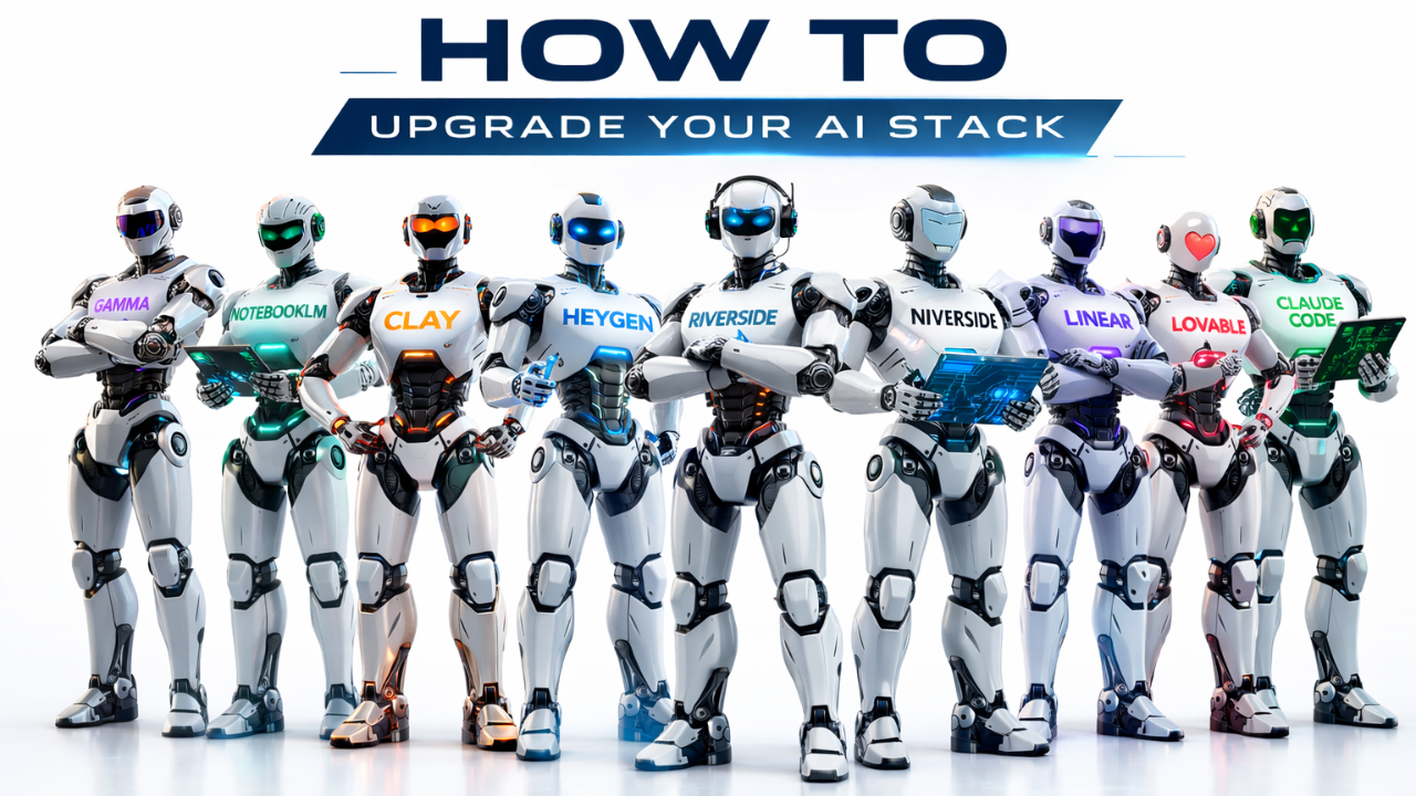 robots representing the top AI vendors