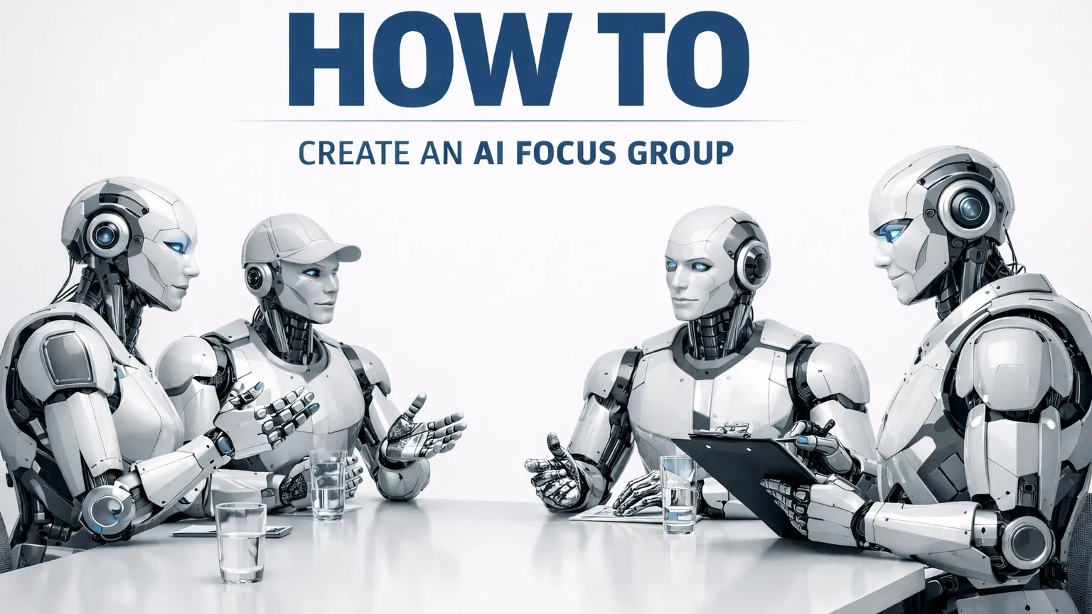 robots having a roundtable discussion