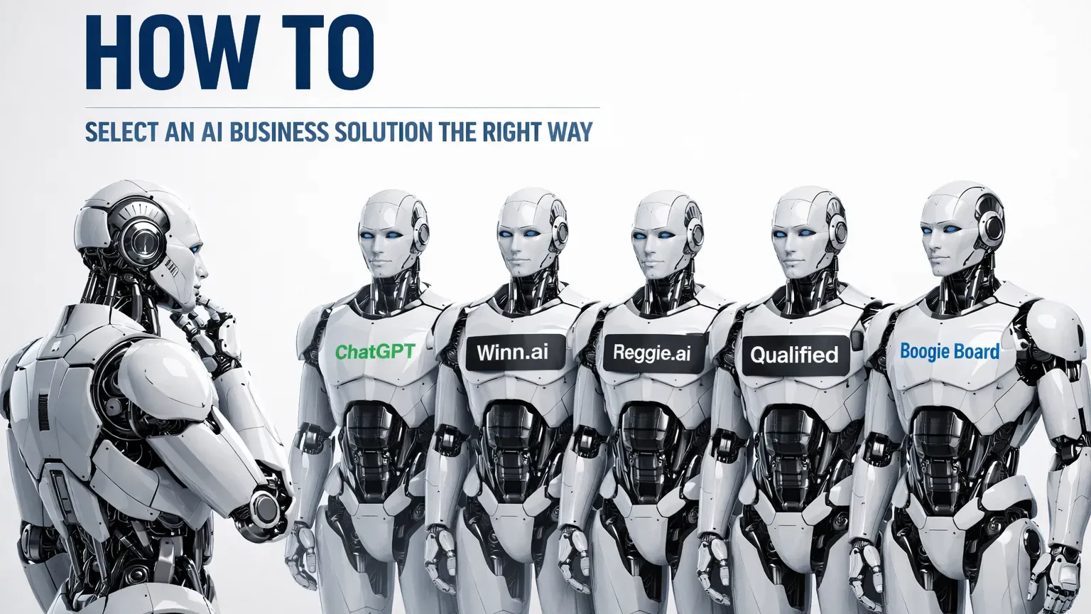 robots selecting software