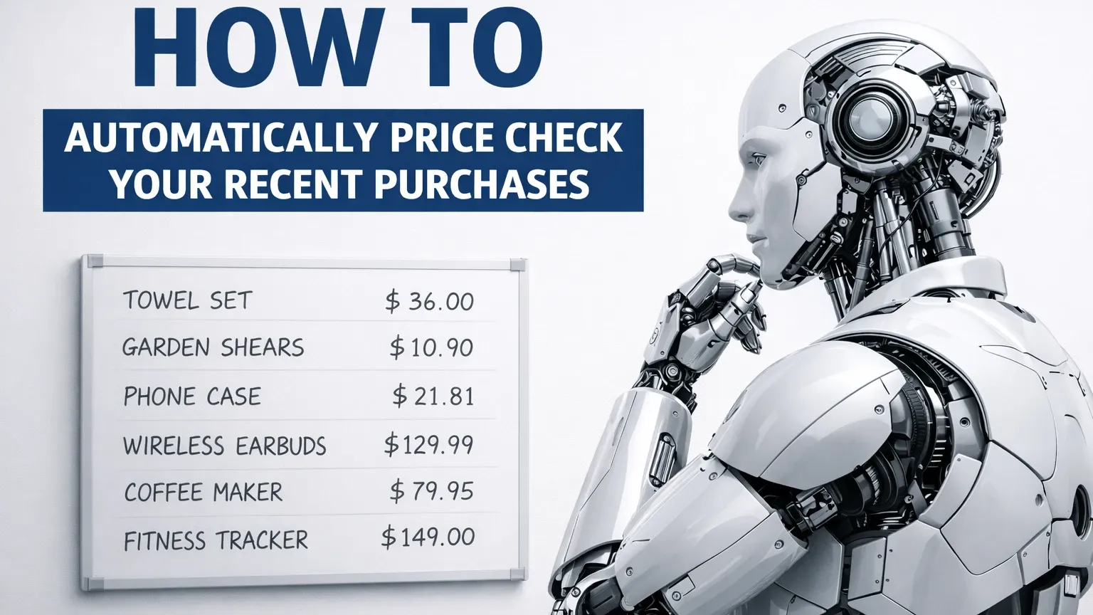 robot checking prices