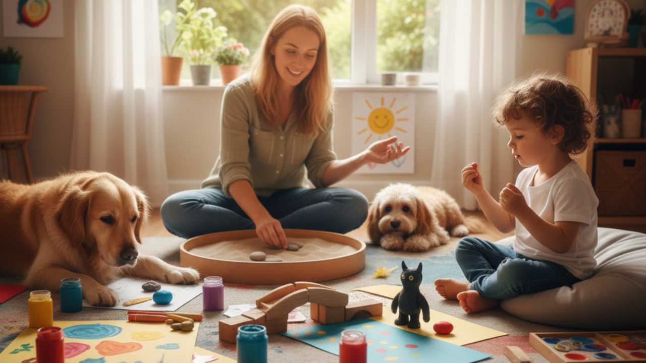 Play and Art Wellness Help Children Grow