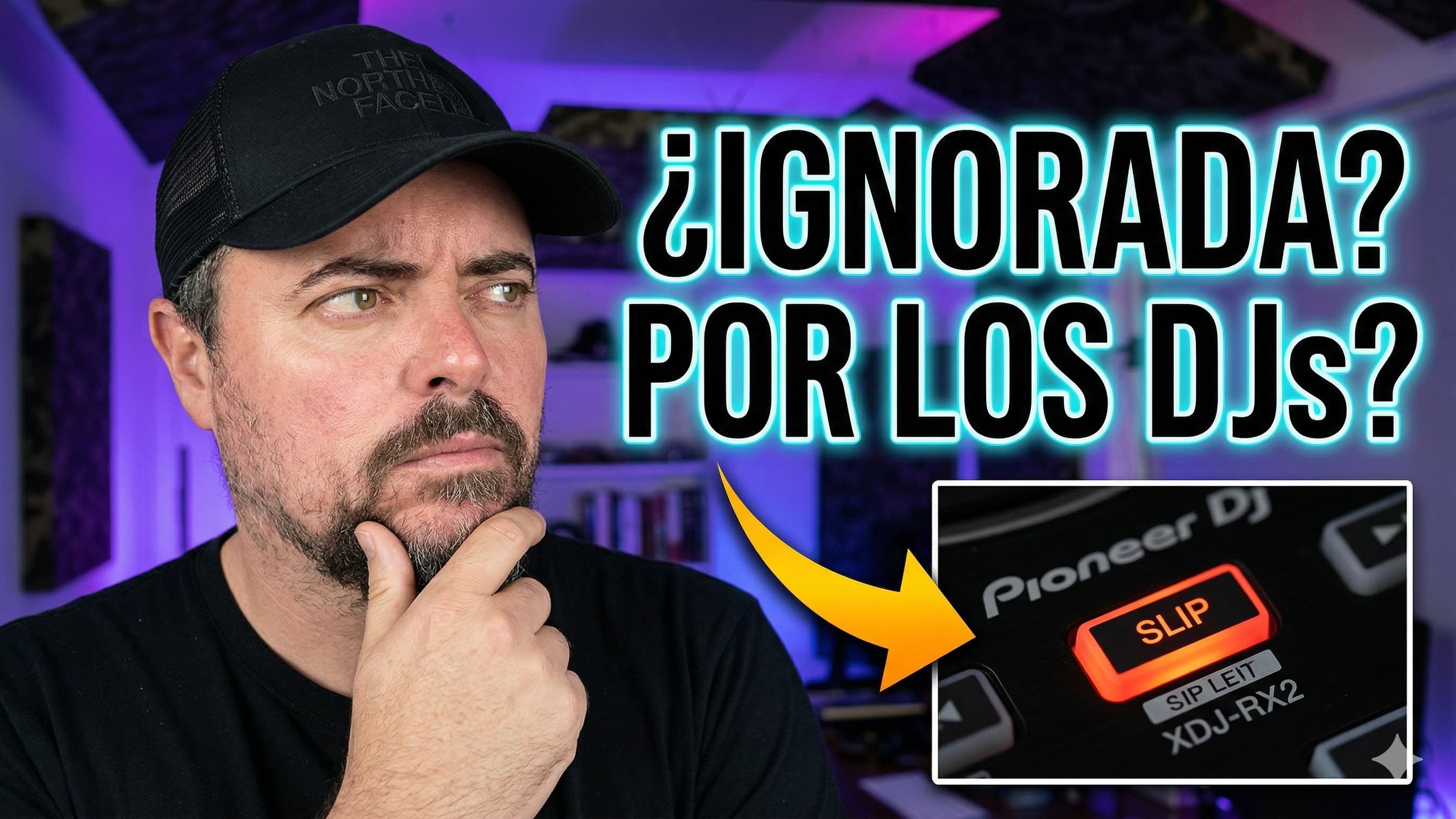 La miniatura de un video de Youtube en el que aparece Jose Deover y un texto ¿ignorada por los DJs? haciendo alusión al Slip Mode