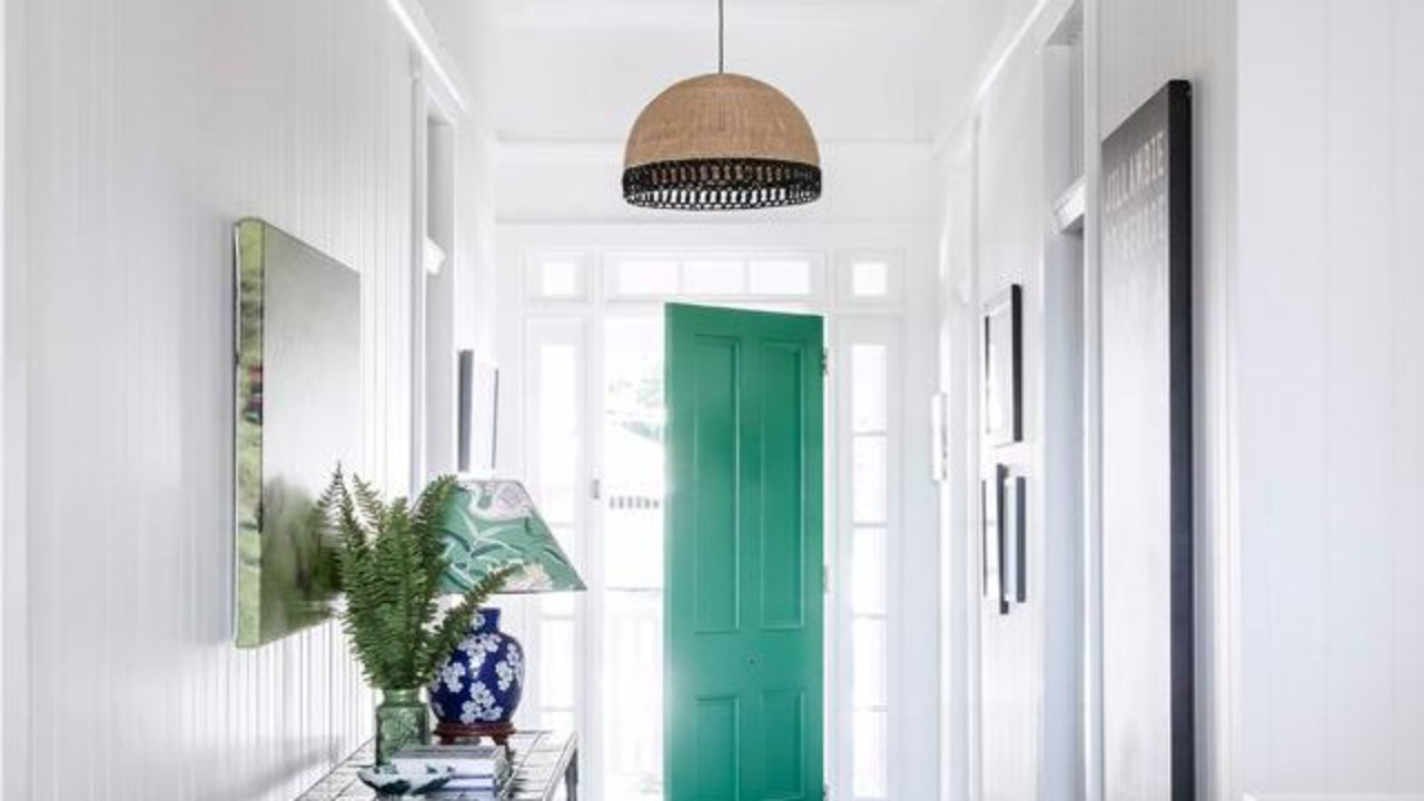 What do I paint on the inside of my front door